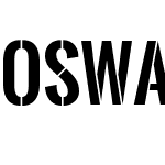 Oswald Stencil
