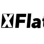 FlatSans-BlackItalic