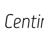 CentimaLight-Italic