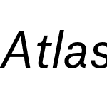 Atlas Grotesk