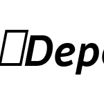 DepotNew-MediumItalic