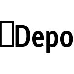 DepotNewCondensed-Medium