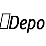 DepotNewCondensed-Italic