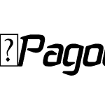 Pagoda-Italic