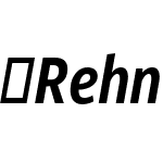 RehnCondensed-MediumIt