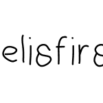 elisfirstfont