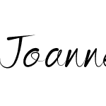 Joanne Marie Calligraphic