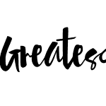 Greatesque Brush Script