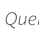 QuercusSansThin-Italic