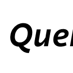 QuercusSansMedium-Italic