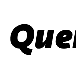 QuercusSansBlack-Italic