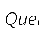 QuercusSansLight-Italic