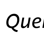 QuercusSans-Italic