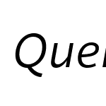 QuercusSansBook-Italic