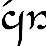 Tengwar_Eldanaro Medium