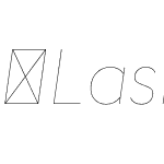 Lasiver-HairlineItalic