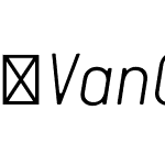 VanCondensedLightPro-LightItali