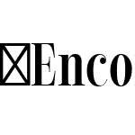 EncorpadaClassicCompressed-SemiBold