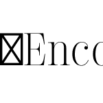 EncorpadaClassicCondensed-Light