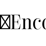 EncorpadaClassicCondensed-Regular