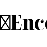 EncorpadaClassicCondensed-Bold