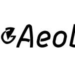 AeolusPro-Italic