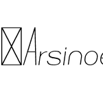 ArsinoeThin-Italic