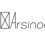 ArsinoeThin-Italic