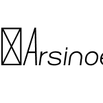 ArsinoeLight-Italic