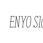 ENYOSlabLightItalic