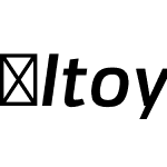 Itoya-MediumItalic