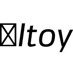 Itoya-Italic