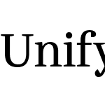 Unify Serif