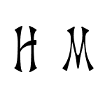 HM Entwined Monograms