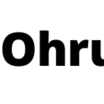 Ohruri Extrabold