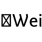 Weitalic-Medium