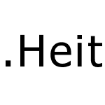 .HeitiUI K