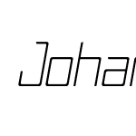 Johann-LightItalic