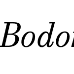 Bodoni* 06pt