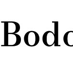 Bodoni* 06pt