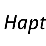 Haptic-RegularItalic