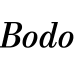 Bodoni* 06pt