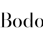 Bodoni* 24pt