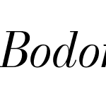 Bodoni* 11pt