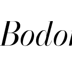 Bodoni* 24pt