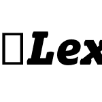 Lexia-BlackItalic