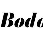 Bodoni* 96pt