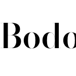 Bodoni* 96pt