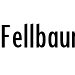 Fellbaum Grotesk