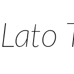 Lato Thin